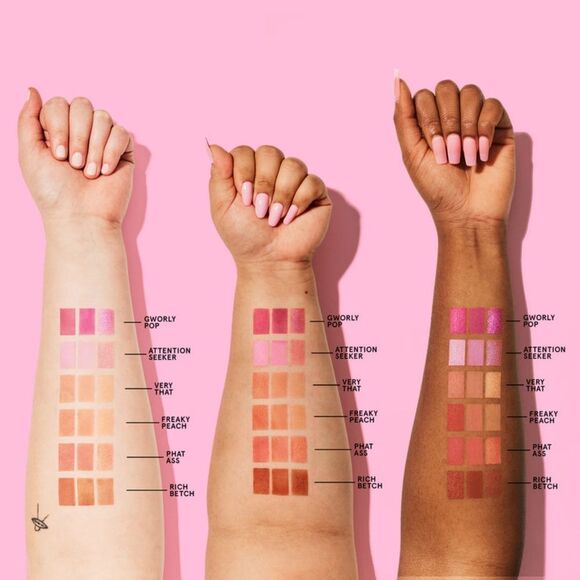 ONE SIZE Blush and Highlighter Trio in Attention Seeker (Bright Barbie Pink) - Picture 7 of 12